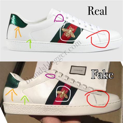 gucci bee fake|how to tell gucci ace.